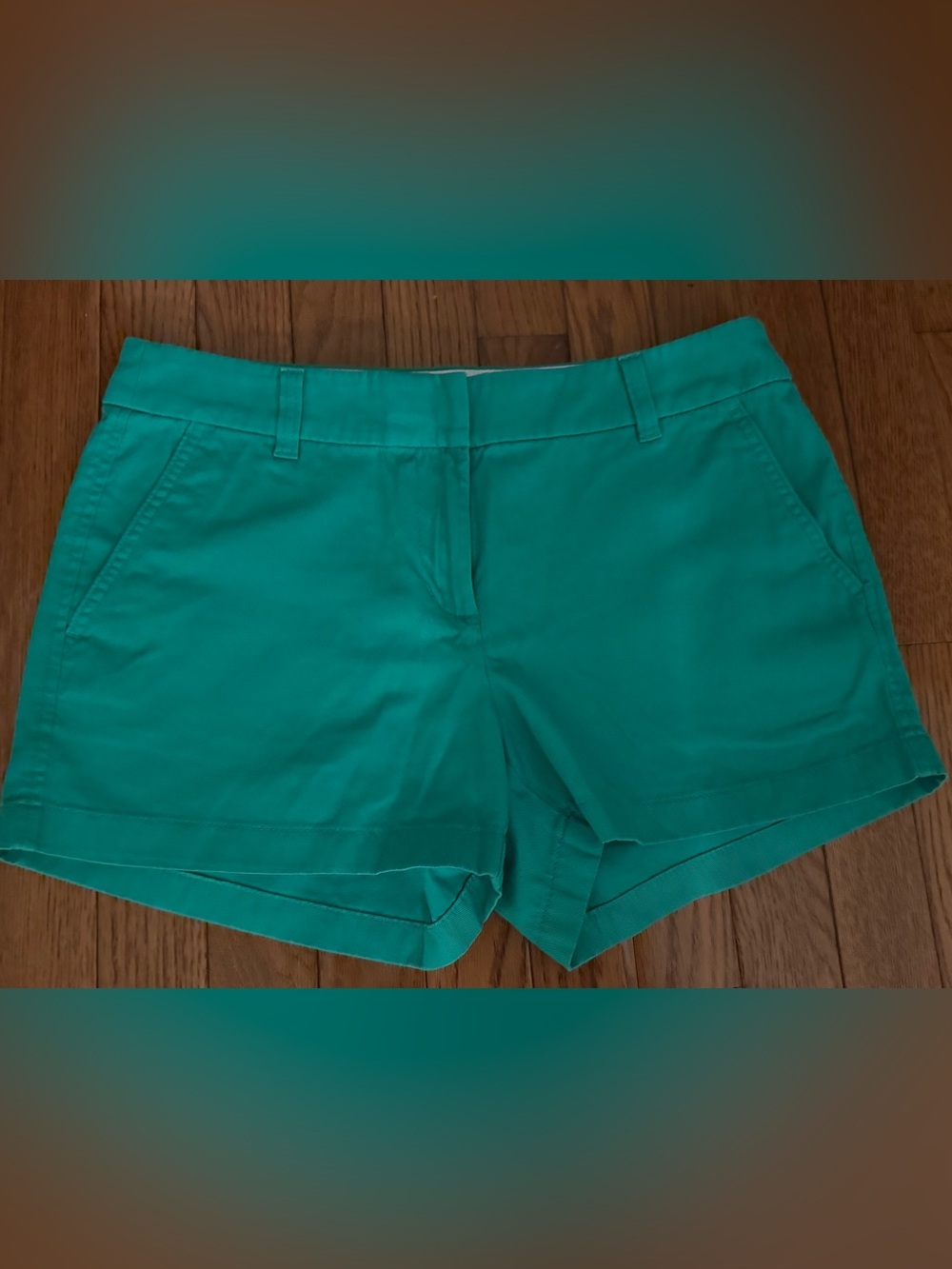 J. Crew Teal Chino 5” Shorts